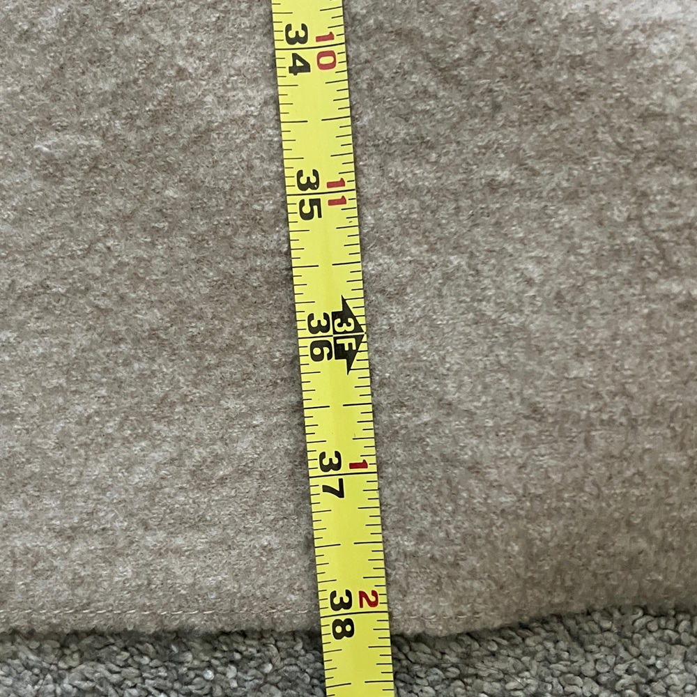 NEW! Eileen Fisher High Collar Boiled Wool Coat in Maple Oat - Picture 10 of 12